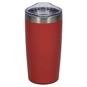 Additional Image 2 - a red and silver tumbler