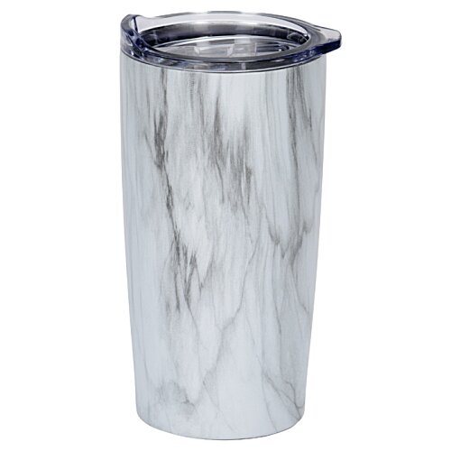 Additional Image 2 - a white and black tumbler