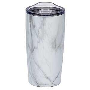 Additional Image 1 - a white and black marbled cup