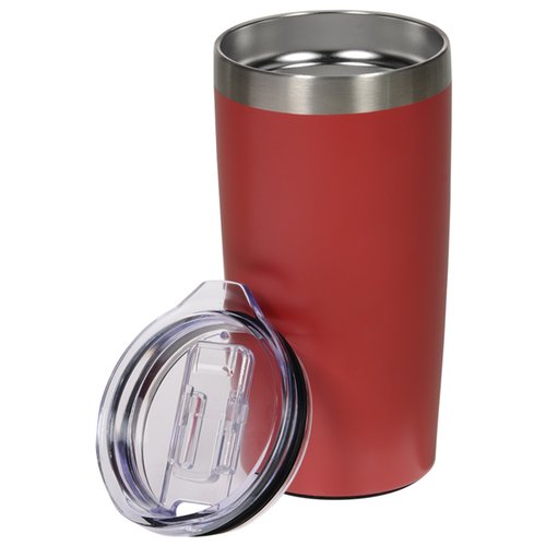 Additional Image 2 - a red tumbler with a lid