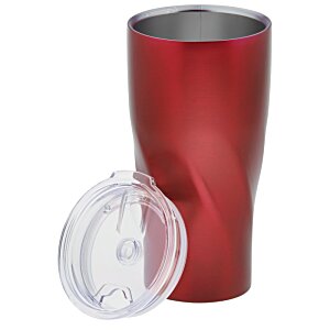 Additional Image 1 - a red tumbler with a lid