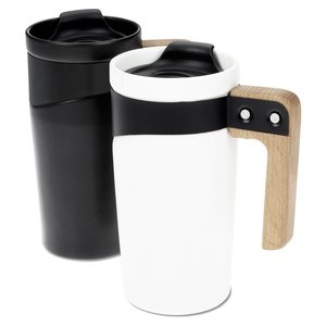 Additional Image 2 - a white and black coffee mug