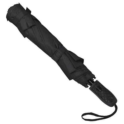 Additional Image 2 - a black umbrella with a strap