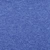 a blue carpet with white spots