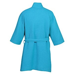 Additional Image 1 - a blue robe on a white background
