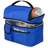 Additional Thumbnail Image 1 - a blue lunch bag with a drink inside