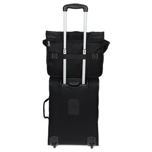 Additional Image 3 - a black rolling luggage with a handle