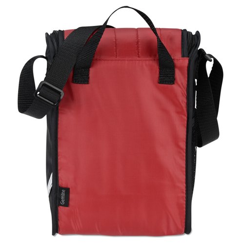 Additional Image 3 - a red and black backpack
