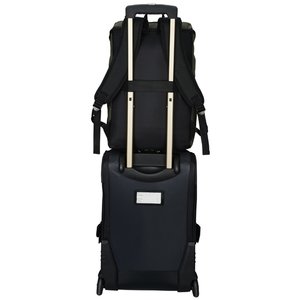 Additional Image 1 - a black bag with silver straps