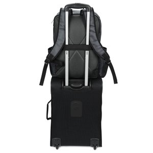 Additional Image 3 - a black backpack with black straps
