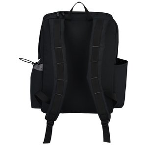 Additional Image 2 - a back of a black backpack
