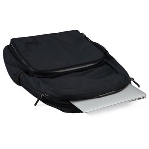 Additional Image 2 - a black backpack with a white cover