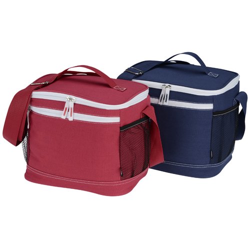Additional Image 1 - a red and blue cooler bags