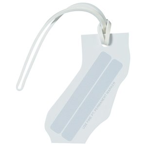 Additional Image 1 - a white plastic object with a long curved handle