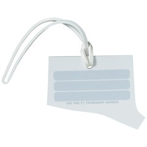 Additional Image 1 - a white tag with a cord