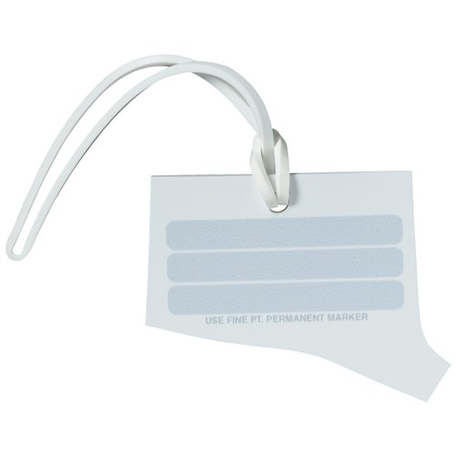 Additional Image 1 - a white tag with a cord
