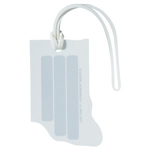 Additional Image 1 - a white tag with a cord