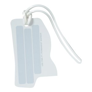 Additional Image 1 - a white tag with a string