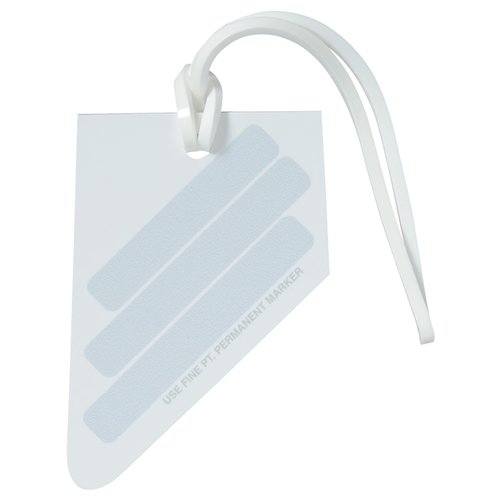 Additional Image 1 - a white tag with a string