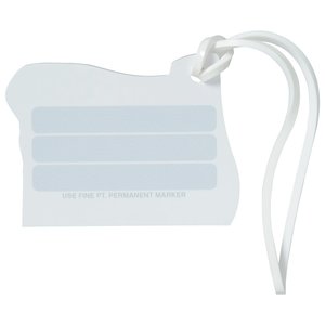 Additional Image 3 - a white badge with a strap