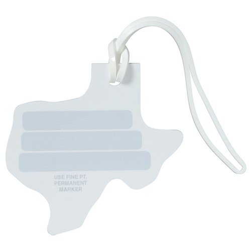 Additional Image 3 - a white tag with a star shape