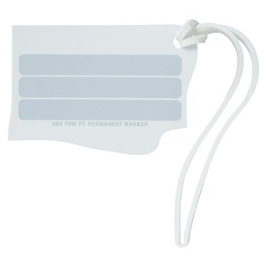 Additional Image 1 - a white face mask with a strap