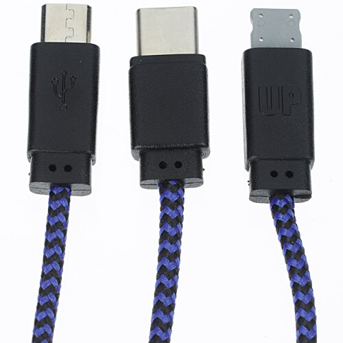 Additional Image 3 - a group of black and blue cables