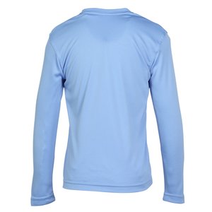 Additional Image 1 - a blue long sleeved shirt