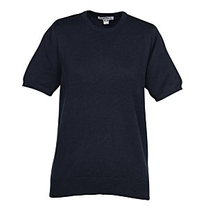 Additional Image 1 - a black t-shirt on a white background