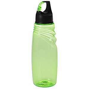Additional Image 1 - a green water bottle with a black top