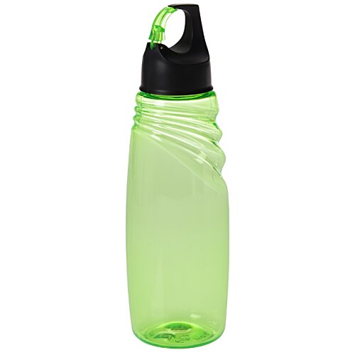 Additional Image 1 - a green water bottle with a black top