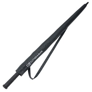 Additional Image 2 - a black umbrella with a strap