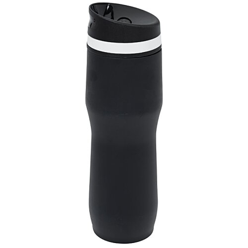 Additional Image 1 - a black and white water bottle