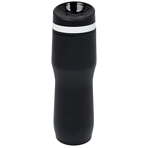 Additional Image 2 - a black and white water bottle