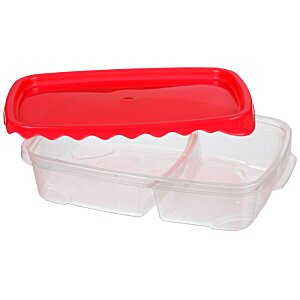 Additional Image 1 - a plastic container with a red lid