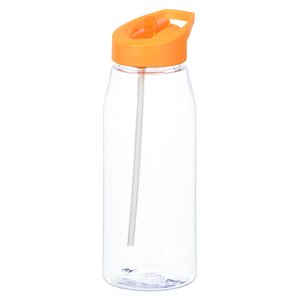 Additional Image 3 - a clear plastic bottle with orange lid