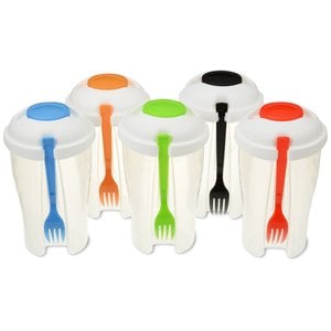 Additional Image 1 - a group of plastic cups with colorful lids