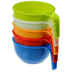 Additional Image 4 - a stack of colorful measuring cups