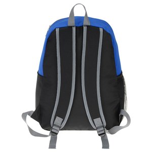 Additional Image 1 - a black and blue backpack