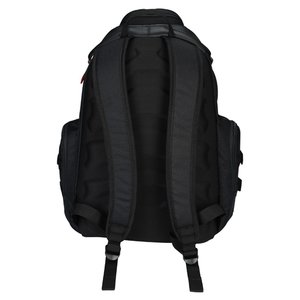 Additional Image 1 - a back of a black backpack