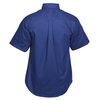 View Image 3 of 3 of Stain Resistant Short Sleeve Twill Shirt