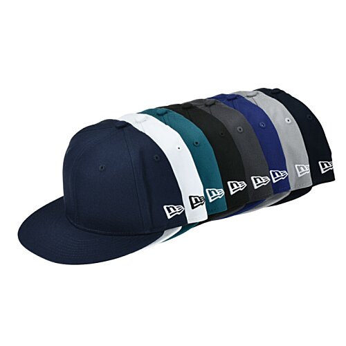 Additional Image 3 - a blue hat with different colored stripes