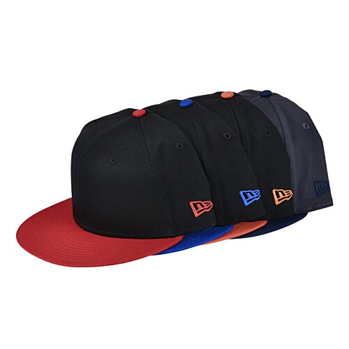 Additional Image 4 - a black hat with red and blue accents