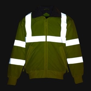 Additional Image 2 - a green jacket with white stripes