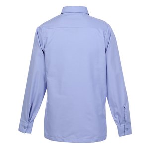 Additional Image 2 - a back of a blue shirt
