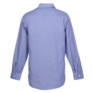 Additional Image 2 - a back view of a blue shirt