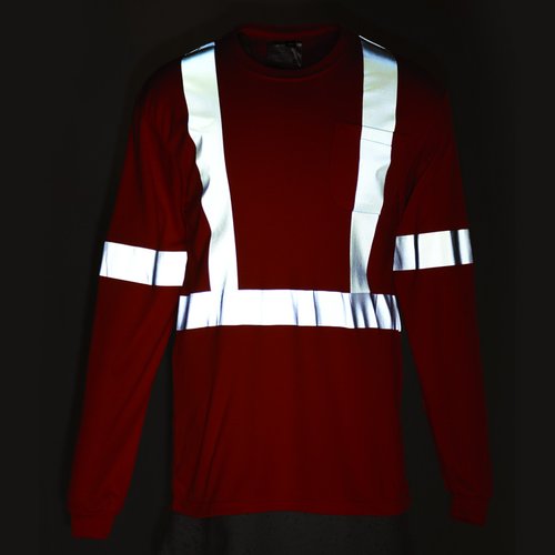 Additional Image 2 - a red shirt with white straps
