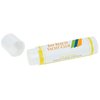 a white tube with yellow label