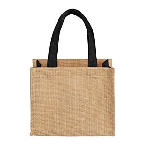 Additional Image 1 - a brown bag with black handles