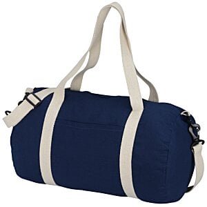 Additional Image 1 - a blue and white duffel bag